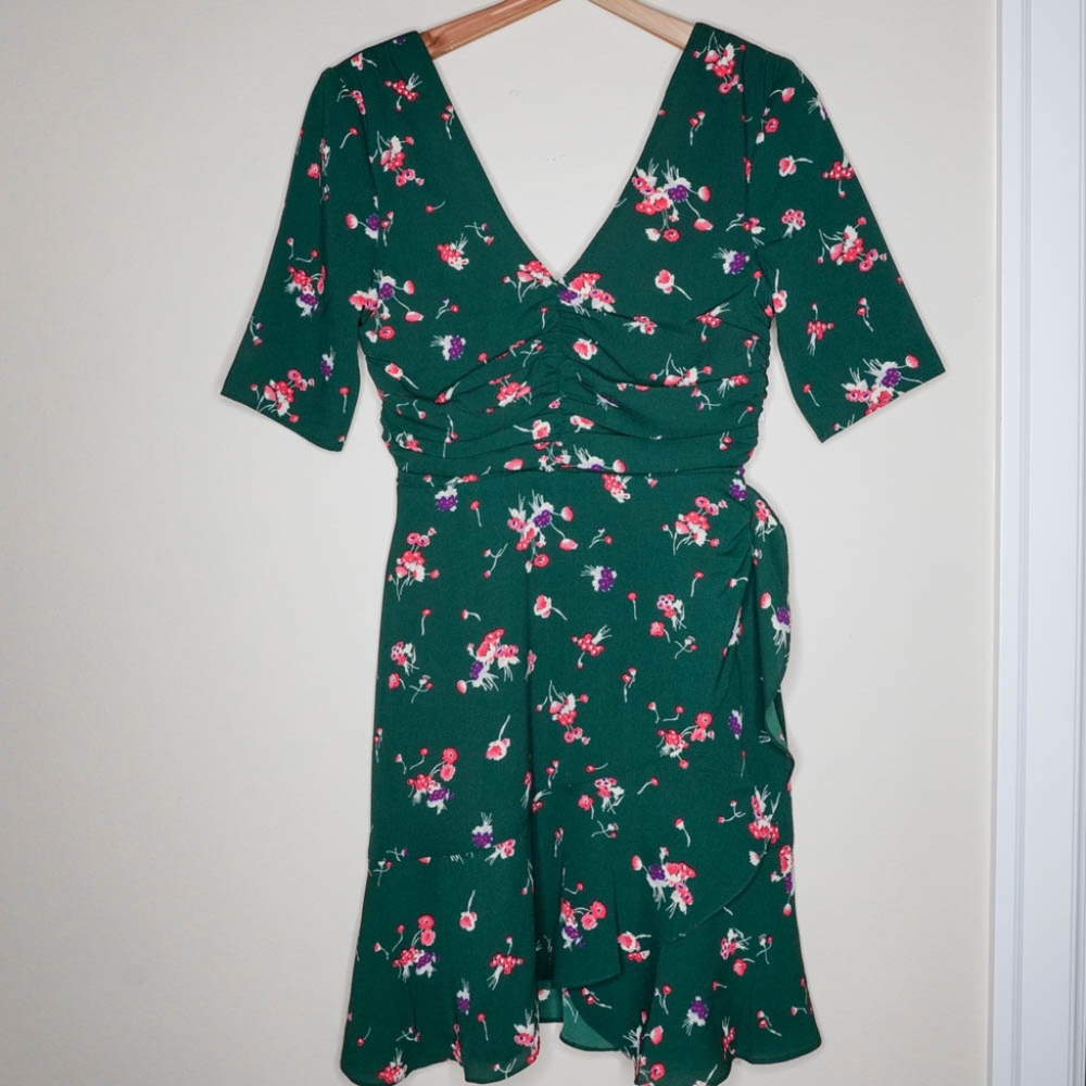 WAYF Gaby Ruched Mini Dress - Picture 2 of 3
